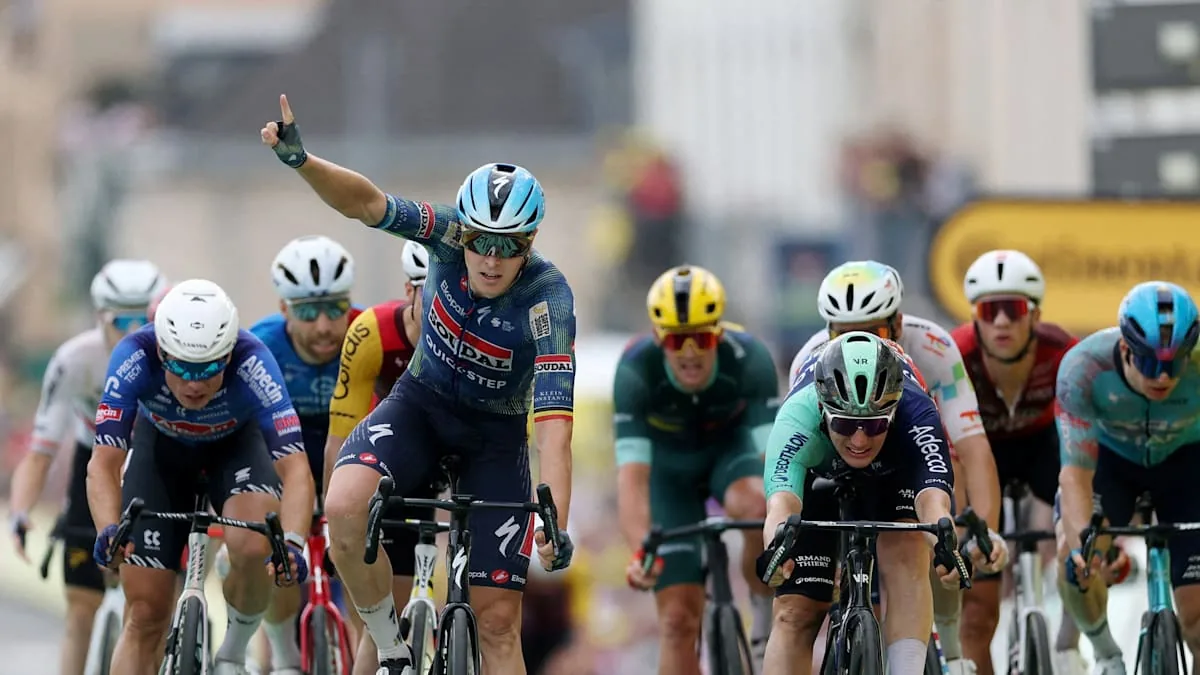 Tour-Hattrick für Merlier, Kanter Siebter - Sturz bei Sprint