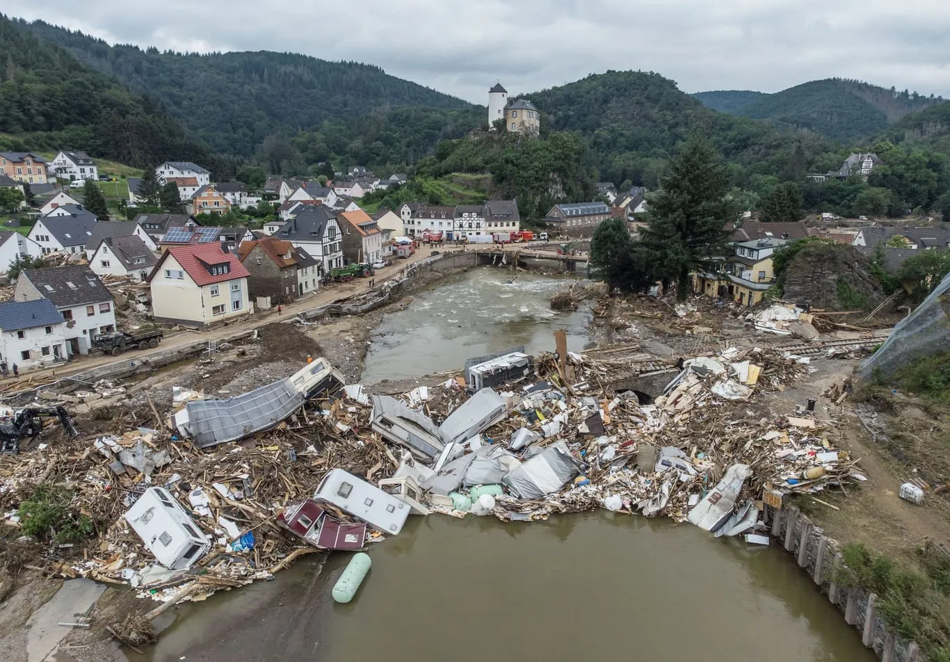 Nach der Flutkatastrophe im Ahrtal